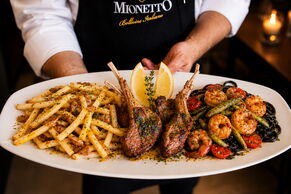 Gericht des italienischen Restaurants Da Franco II im Restaurant auf der Homepage Gästehaus am Weberplatz Dresden